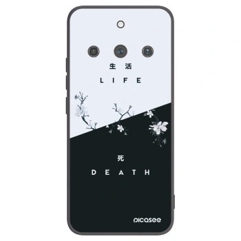 Picasee Μαύρη θήκη σιλικόνης για Realme 11 Pro+ - Life - Death