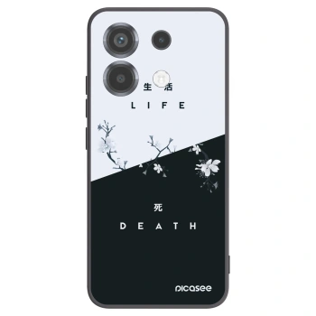 Picasee Μαύρη θήκη σιλικόνης για Xiaomi Poco X6 - Life - Death