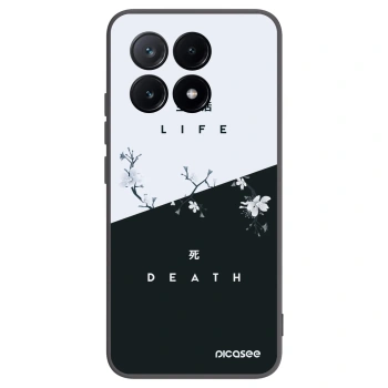 Picasee Μαύρη θήκη σιλικόνης για Xiaomi Poco X6 Pro - Life - Death
