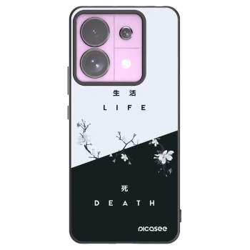 Picasee Μαύρη θήκη σιλικόνης για Xiaomi Redmi Note 13 Pro 5G - Life - Death