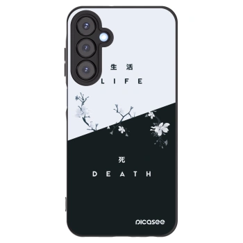 Picasee Μαύρη θήκη σιλικόνης για Samsung Galaxy A25 A256B 5G - Life - Death