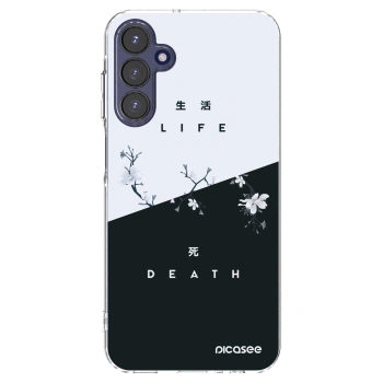 Picasee διαφανής θήκη σιλικόνης Samsung Galaxy A15 A155F 4G - Life - Death