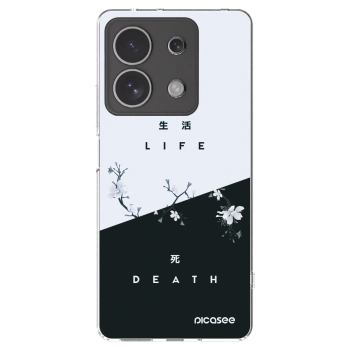 Picasee διαφανής θήκη σιλικόνης Xiaomi Redmi Note 13 4G - Life - Death