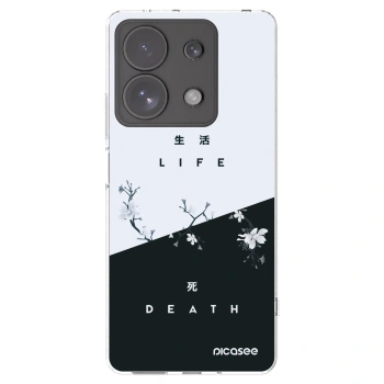 Picasee διαφανής θήκη σιλικόνης Xiaomi Redmi Note 13 Pro 4G - Life - Death