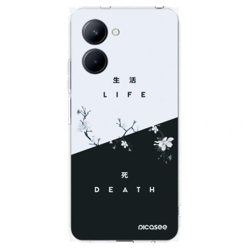 Picasee διαφανής θήκη σιλικόνης Realme C33 (2023) - Life - Death