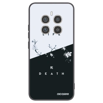 Picasee Μαύρη θήκη σιλικόνης για Realme 12 Pro 5G - Life - Death
