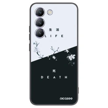 Picasee Μαύρη θήκη σιλικόνης για Vivo V40 SE 5G - Life - Death