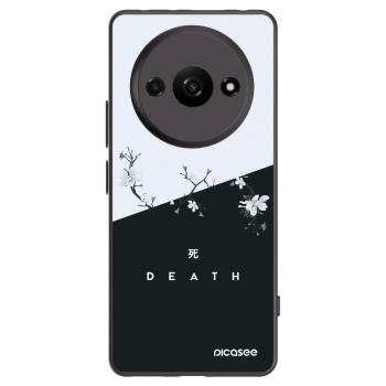 Picasee Μαύρη θήκη σιλικόνης για Xiaomi Redmi A3 - Life - Death