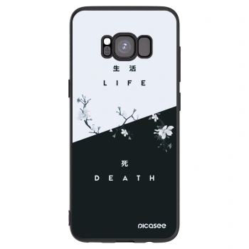 Picasee Μαύρη θήκη σιλικόνης για Samsung Galaxy S8 G950F - Life - Death