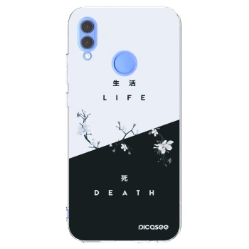 Picasee διαφανής θήκη σιλικόνης Honor 10 Lite - Life - Death