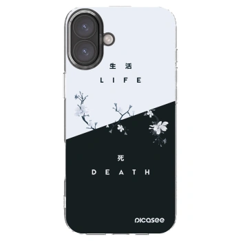 Picasee διαφανής θήκη σιλικόνης Apple iPhone 16 Plus - Life - Death
