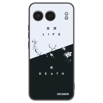Picasee Μαύρη θήκη σιλικόνης για OnePlus Nord 4 - Life - Death