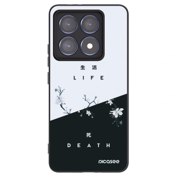 Picasee Μαύρη θήκη σιλικόνης για Xiaomi 14T Pro - Life - Death