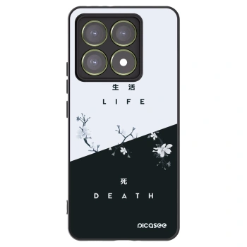 Picasee Μαύρη θήκη σιλικόνης για Xiaomi 14T - Life - Death