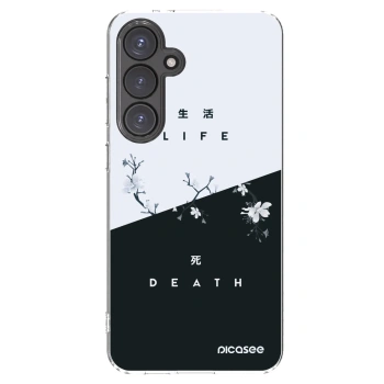 Picasee διαφανής θήκη σιλικόνης Samsung Galaxy S24 FE S721B - Life - Death