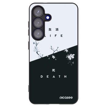 Picasee Μαύρη θήκη σιλικόνης για Samsung Galaxy S25 5G - Life - Death