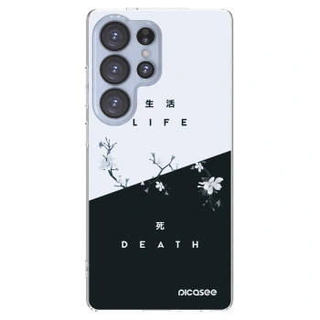 Picasee διαφανής θήκη σιλικόνης Samsung Galaxy S25 Ultra 5G - Life - Death