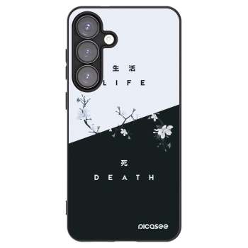 Picasee Μαύρη θήκη σιλικόνης για Samsung Galaxy S25+ 5G - Life - Death