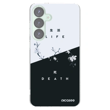 Picasee διαφανής θήκη σιλικόνης Samsung Galaxy S25+ 5G - Life - Death