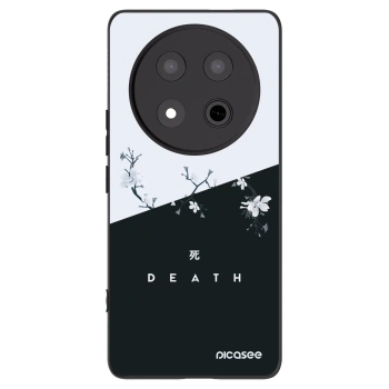 Picasee Μαύρη θήκη σιλικόνης για Honor Magic7 Lite 5G - Life - Death