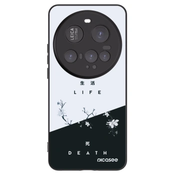 Picasee Μαύρη θήκη σιλικόνης για Xiaomi 15 Ultra - Life - Death