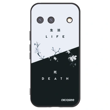 Picasee Μαύρη θήκη σιλικόνης για Google Pixel 9 - Life - Death