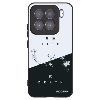 Picasee Μαύρη θήκη σιλικόνης για Xiaomi 15 - Life - Death