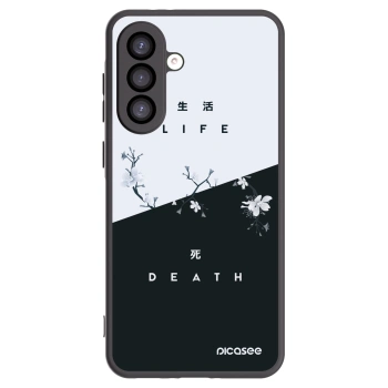 Picasee Μαύρη θήκη σιλικόνης για Samsung Galaxy A26 5G A266B - Life - Death