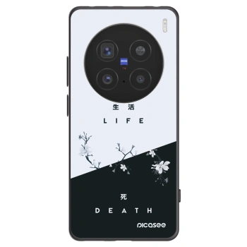 Picasee Μαύρη θήκη σιλικόνης για Vivo X200 Pro - Life - Death