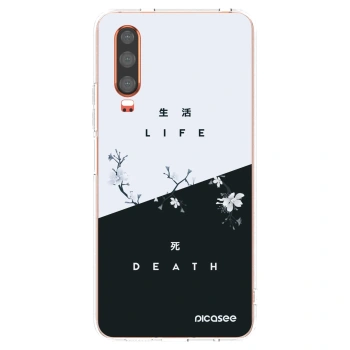 Picasee διαφανής θήκη σιλικόνης Huawei P30 - Life - Death