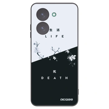 Picasee Μαύρη θήκη σιλικόνης για Xiaomi Redmi A5 - Life - Death