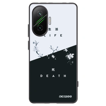 Picasee Μαύρη θήκη σιλικόνης για Xiaomi Poco F7 Pro 5G - Life - Death