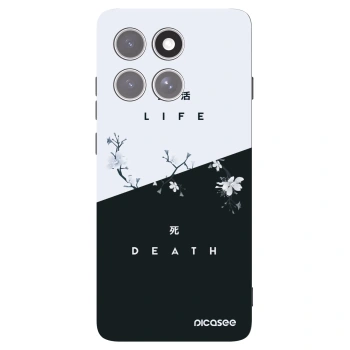 Picasee Μαύρη θήκη σιλικόνης για Motorola Edge 60 Pro - Life - Death