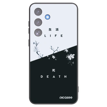 Picasee Μαύρη θήκη σιλικόνης για Samsung Galaxy S25 FE 5G - Life - Death