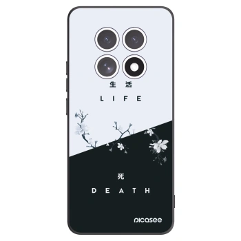 Picasee Μαύρη θήκη σιλικόνης για Xiaomi Redmi Note 15 - Life - Death