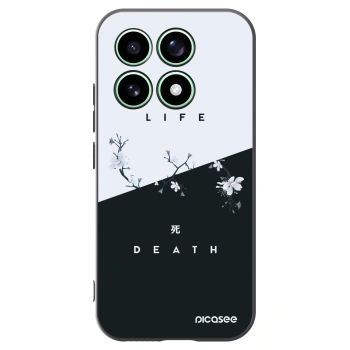Picasee Μαύρη θήκη σιλικόνης για Xiaomi 17 - Life - Death