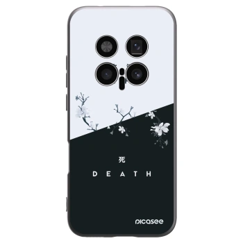 Picasee Μαύρη θήκη σιλικόνης για Honor Magic8 Pro 5G - Life - Death