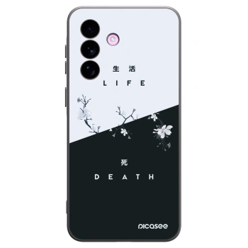 Picasee Μαύρη θήκη σιλικόνης για Samsung Galaxy A57 5G - Life - Death