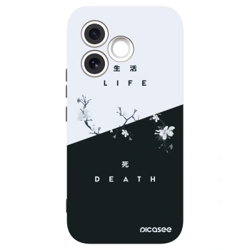 Picasee Μαύρη θήκη σιλικόνης για Honor 600 Lite - Life - Death