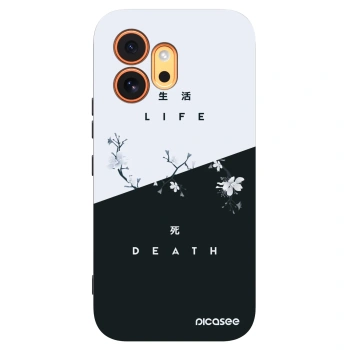 Picasee Μαύρη θήκη σιλικόνης για Honor 600 - Life - Death