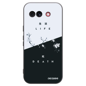Picasee Μαύρη θήκη σιλικόνης για Google Pixel 10a - Life - Death