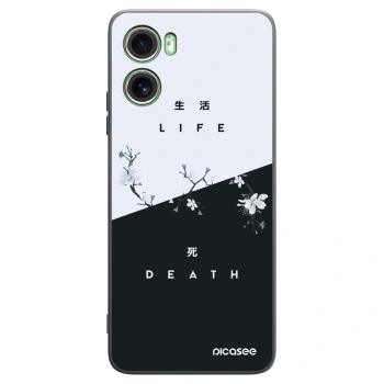 Picasee Μαύρη θήκη σιλικόνης για Motorola Moto G06 - Life - Death