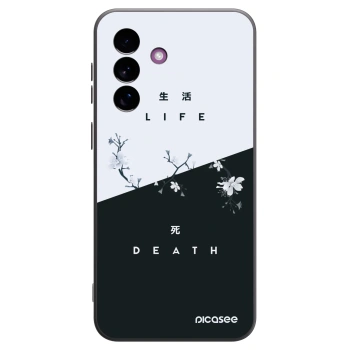 Picasee Μαύρη θήκη σιλικόνης για Samsung Galaxy A37 - Life - Death