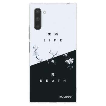 Picasee διαφανής θήκη σιλικόνης Samsung Galaxy Note 10 N970F - Life - Death