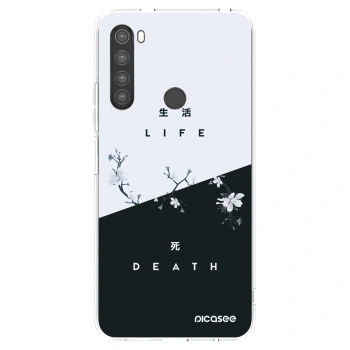 Picasee διαφανής θήκη σιλικόνης Xiaomi Redmi Note 8 - Life - Death