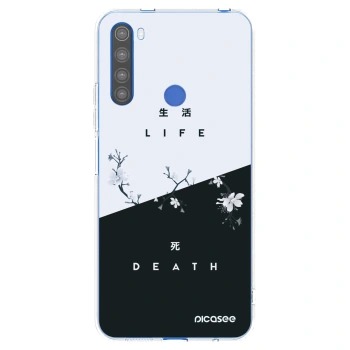 Picasee διαφανής θήκη σιλικόνης Xiaomi Redmi Note 8T - Life - Death