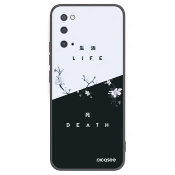 Picasee Μαύρη θήκη σιλικόνης για Samsung Galaxy S20 G980F - Life - Death