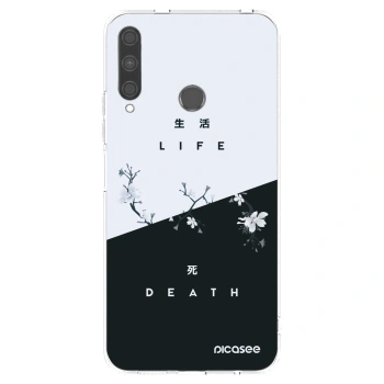 Picasee διαφανής θήκη σιλικόνης Huawei P40 Lite E - Life - Death