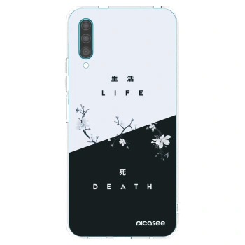 Picasee διαφανής θήκη σιλικόνης Samsung Galaxy A30s A307F - Life - Death