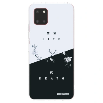 Picasee διαφανής θήκη σιλικόνης Samsung Galaxy Note 10 Lite N770F - Life - Death